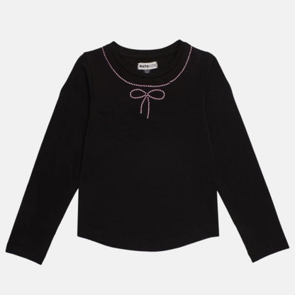 LONG SLEEVE T-SHIRT MAYA BLACK SWAN