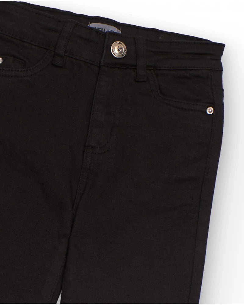 Black flared pants for girls